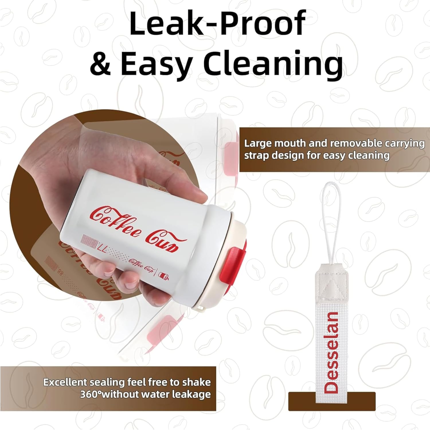 390ml Insulated Travel Coffee Mug