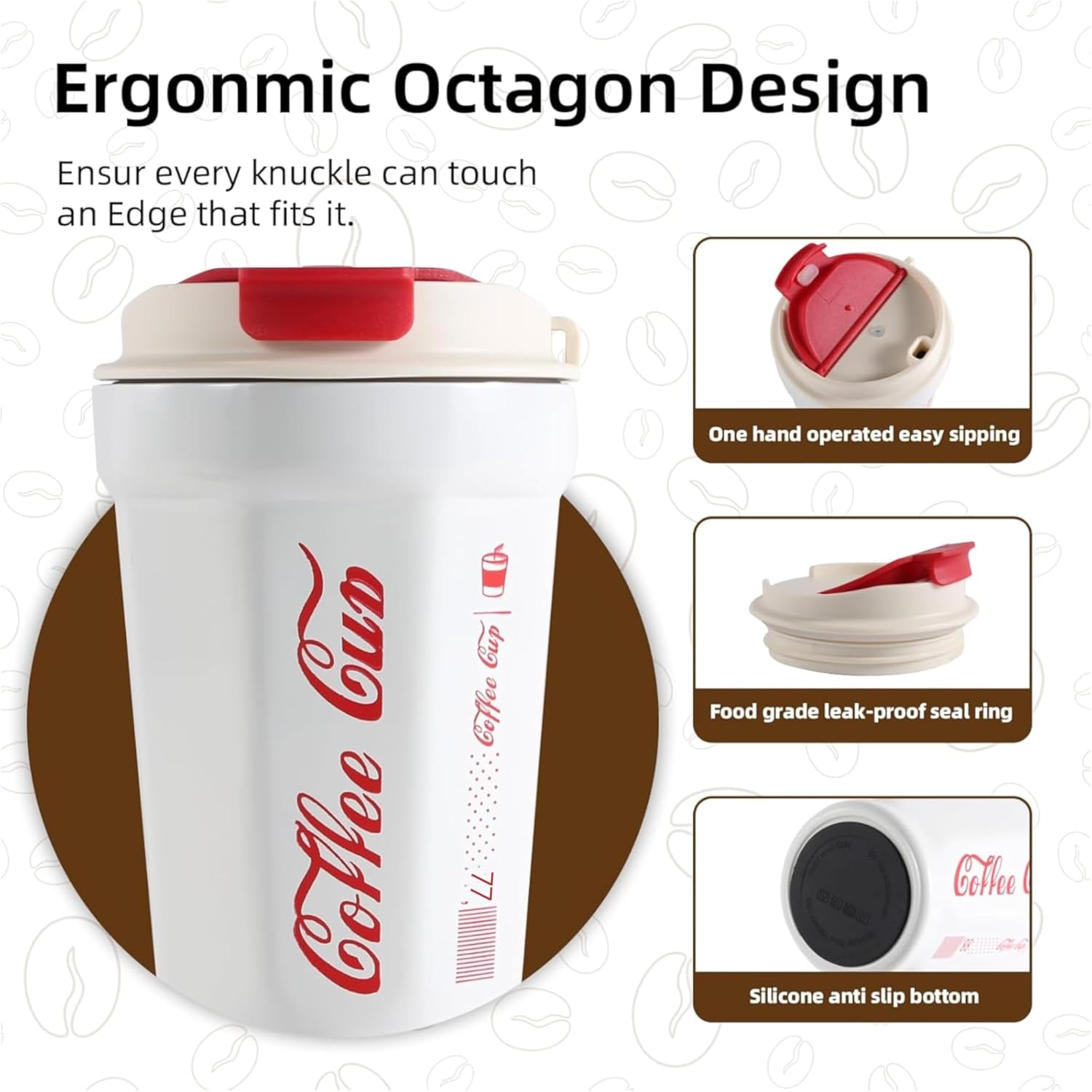 390ml Insulated Travel Coffee Mug