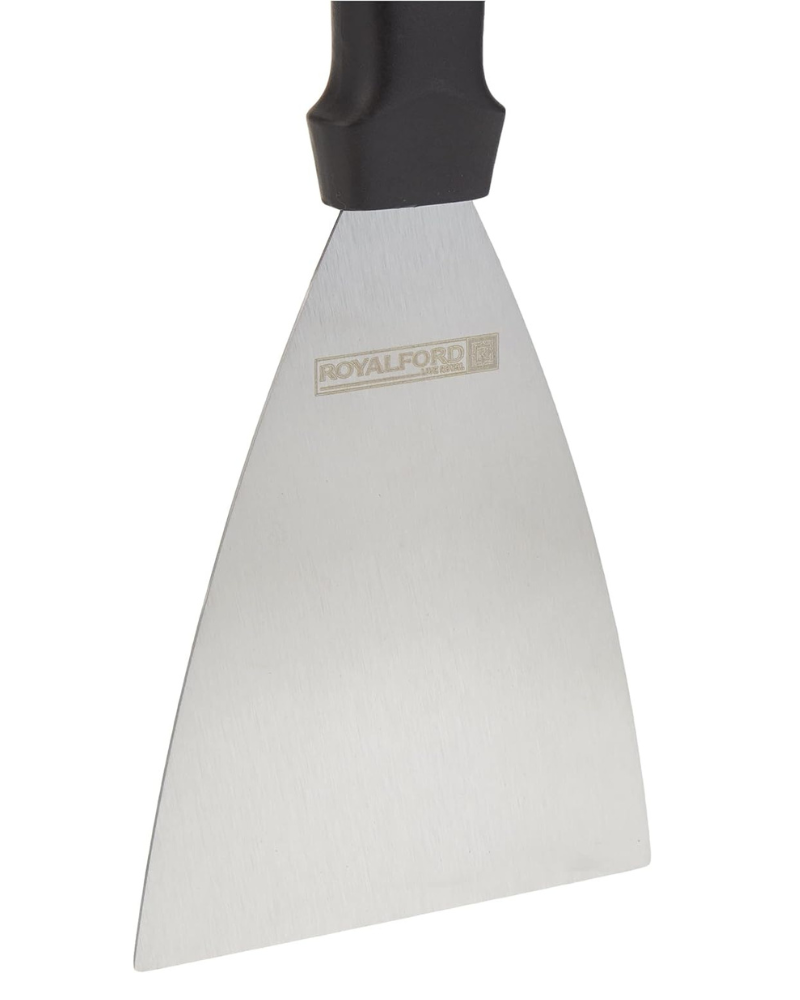 4-Inch Kitchen Scraper – Multi-Color Stainless Steel Dough Cutter, Pastry Scraper & Food Chopper with Ergonomic Non-Slip Handle, Multipurpose Baking and Cooking Tool