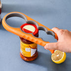 4-in-1 Jar Opener Tool – Bottle, Can, Lid & Jar Gripper (Red)