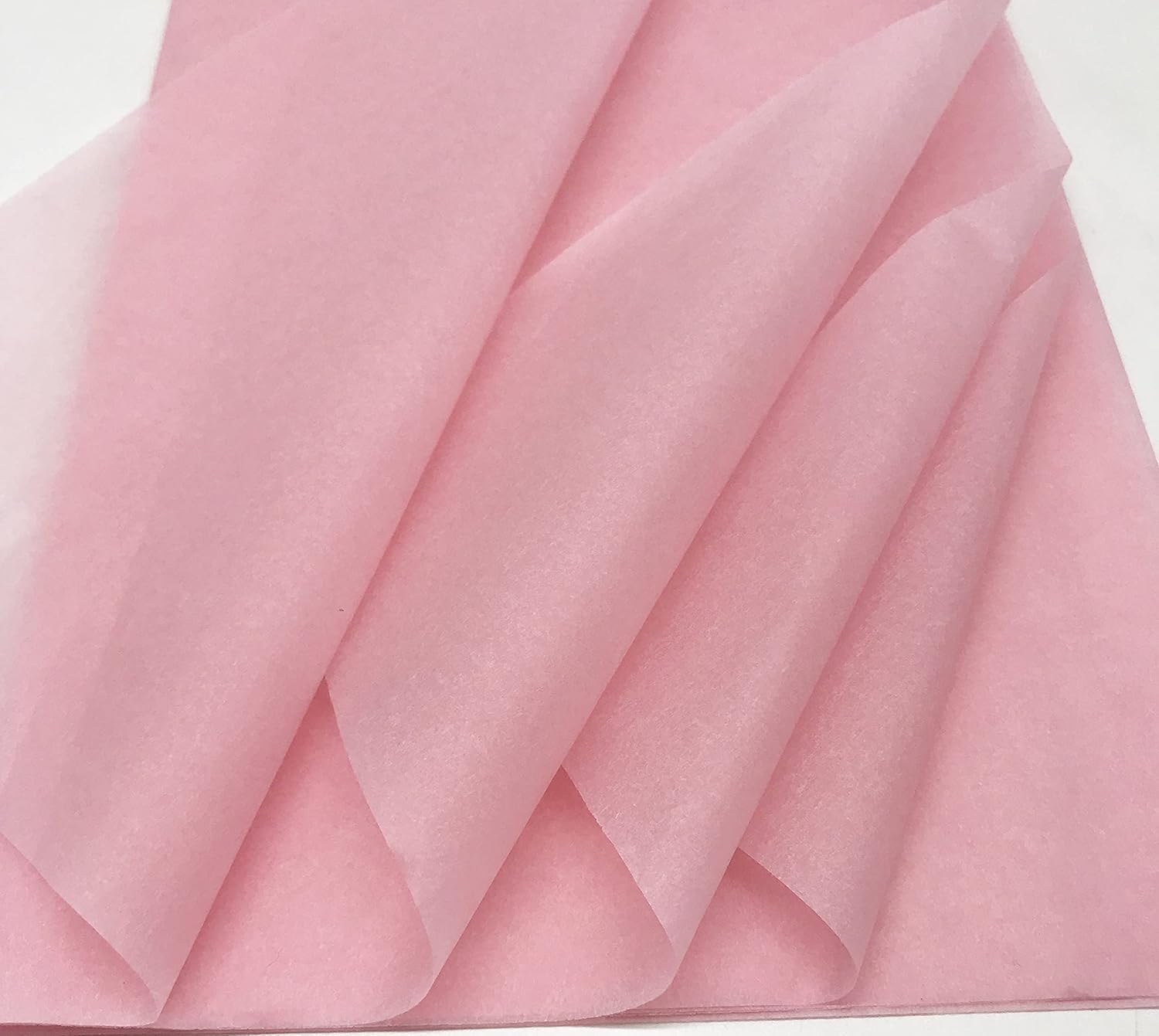 50 Sheets Baby Pink Tissue Paper Gift Wrapping DIY Tissues 50 * 70cm…17 Grams,Acid Free for A Variety Of Craft, Art and Paper Projects,T-Shirt Wrap