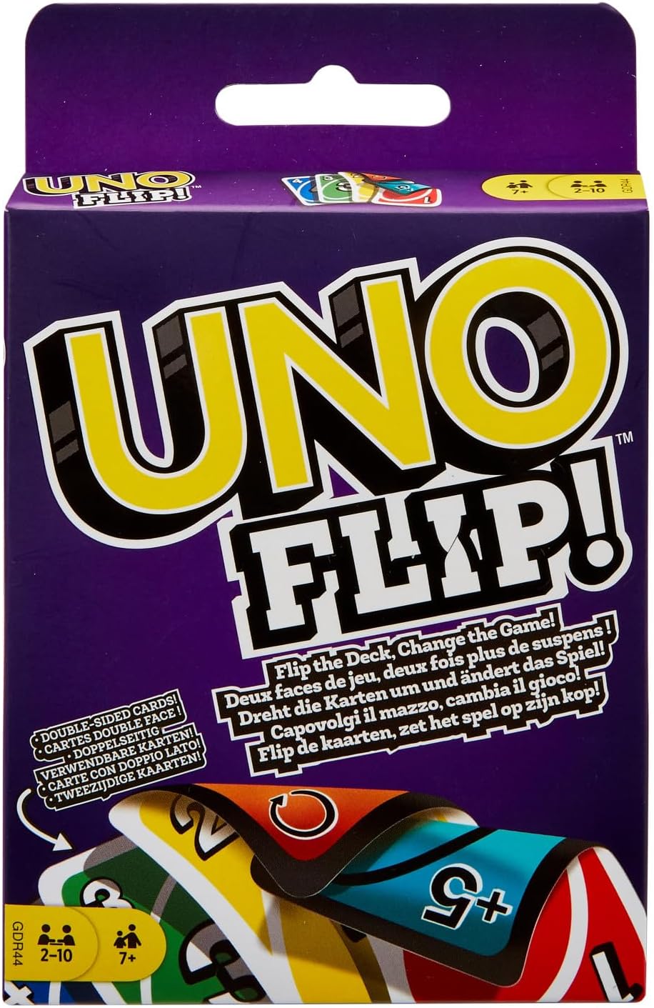 Mattel UNO FLIP – Exciting Card Game (GDR44, Multicolor)