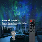 Astronaut Galaxy Light Projector – Space Buddy Star Ceiling Night Light with Remote Control & Timer