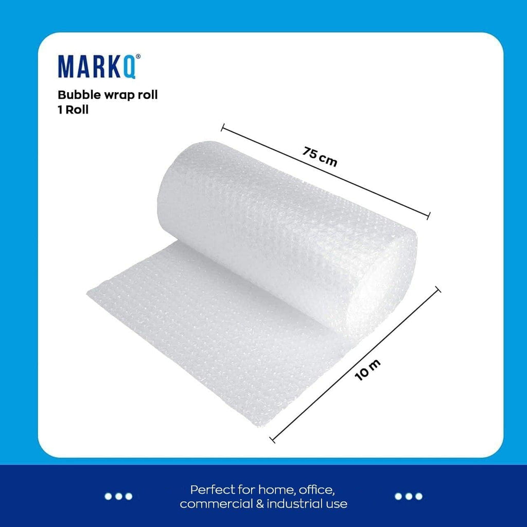 Bubble Wrap Roll – 75cm x 10m Air Cushioning Packaging Wrap for Shipping, Moving, and Storage – Heavy-Duty, Reusable Nylon Bubble Wrap for Mailing Boxes, Fragile Items & Packing Supplies (30 Inch x 33 Ft, Clear)