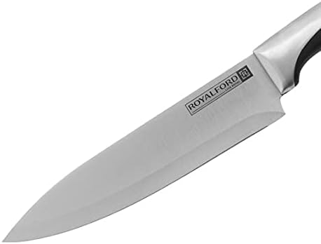 Chef’s Knife 8 Inch – Professional Kitchen Knife for Cutting, Slicing, Chopping & Dicing – Sharp Stainless Steel Blade, Ergonomic Handle, Rust-Resistant & Easy to Clean – Multipurpose Cooking Knife for Home & Restaurant Use