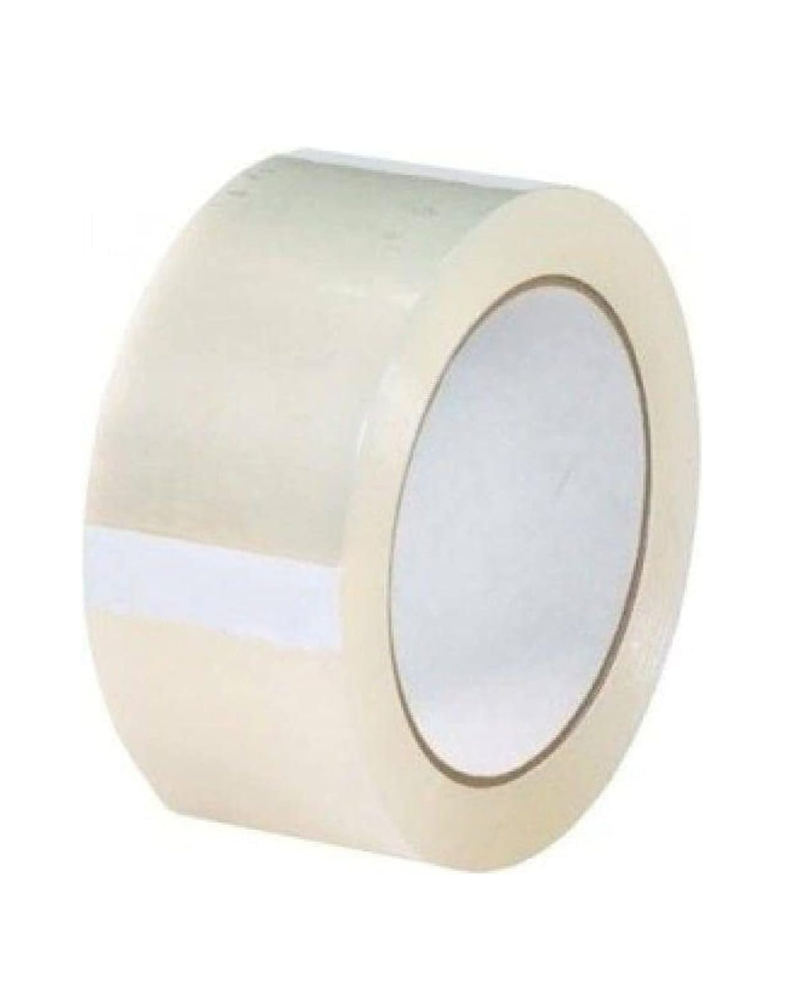 Clear Packing Tape – 2 Inch x 50 Yards Heavy Duty Packaging Tape for Sealing Moving Boxes, Shipping, and Office Use – Strong Adhesive, UV & Moisture Resistant, Long-Lasting Transparent Tape [1 Roll]