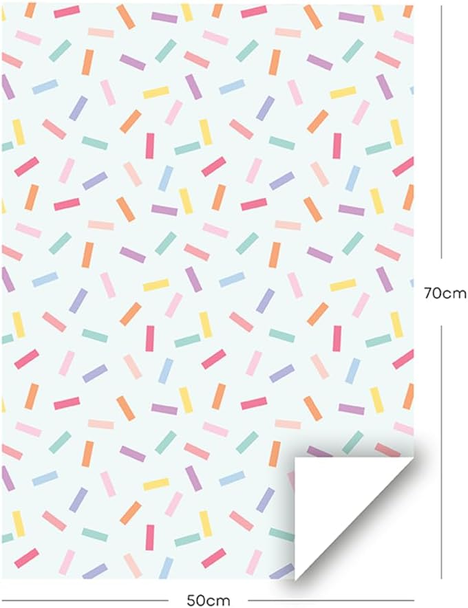 Confetti Gift Wrapping Paper Pack – Classic Colorful Celebration Wrapping Paper