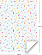 Confetti Gift Wrapping Paper Pack – Classic Colorful Celebration Wrapping Paper