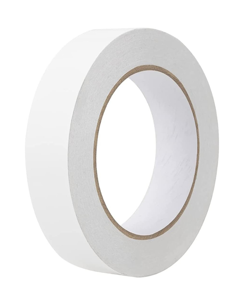 Double Sided Tape 1 Inch x 20 Yards – Strong Adhesive Sticky Tape for Arts, Crafts, Photography, Scrapbooking, Gift Wrapping, Card Making, Office & School Use (Pack of 1)