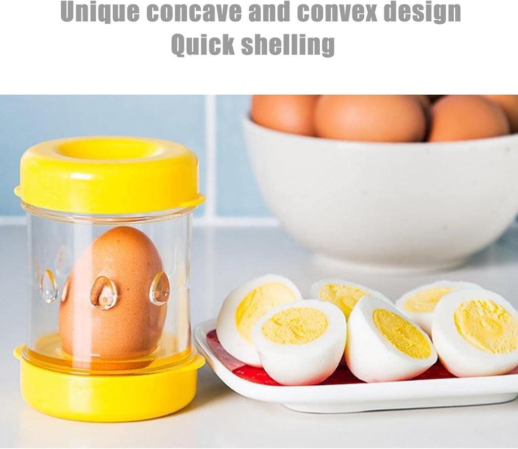 Egg Peeler Hand-Cracked Egg Sheller – 3-in-1 Hard Boiled Egg Peeling Tool & Egg Shell Separator, Manual Egg Shell Opener for Quick and Easy Egg Prep – Fast, Effortless Kitchen Gadget for Peeling and Separating Eggs