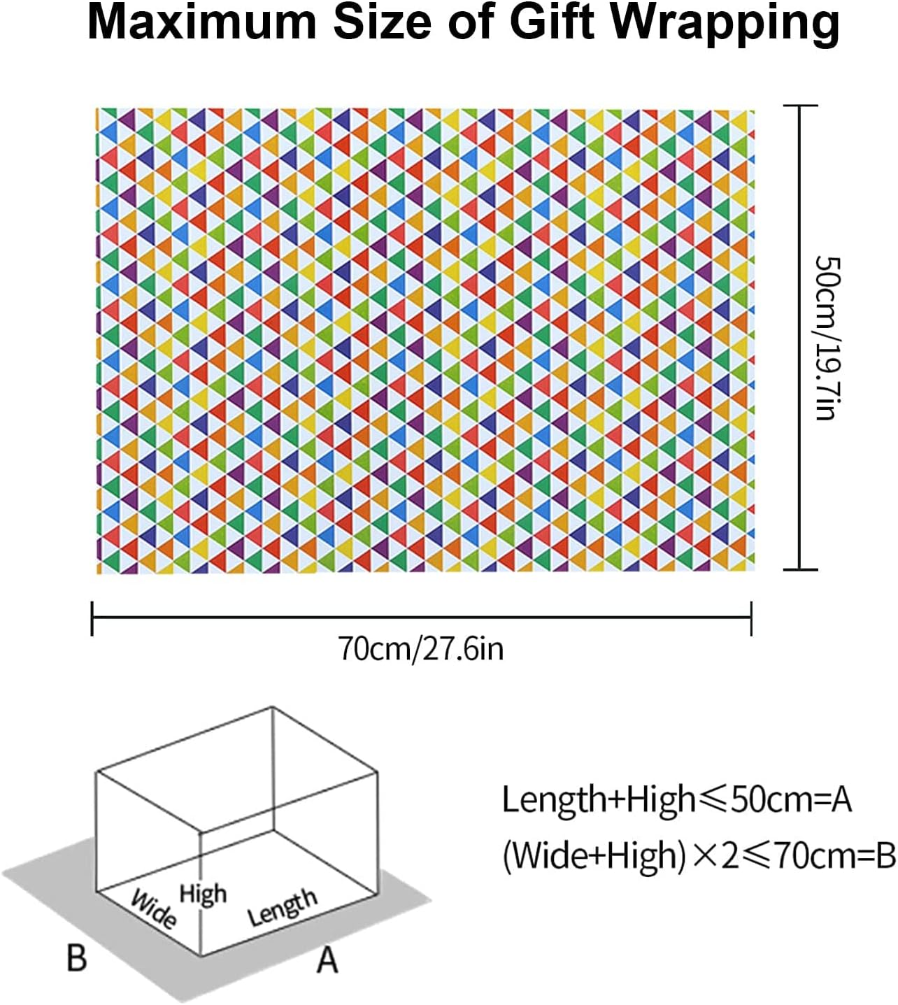 Gift Wrapping Paper, Happy Birthday Wrapping Paper Recycled Gift Wrapping Paper, Birthday Wrap Paper with Tags Ribbons Sticker Double for Birthday, Bridal Baby Shower, Graduations, Boy, Girl