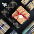 Gift Wrapping Paper sheets Set Included 6 Pack Gift Kraft Wrap Paper with hemp string Sticker and Tape for Birthday Party Graduation Eid Boys Girls kids baby Men Women 50 cm X 70 cm Per Sheet