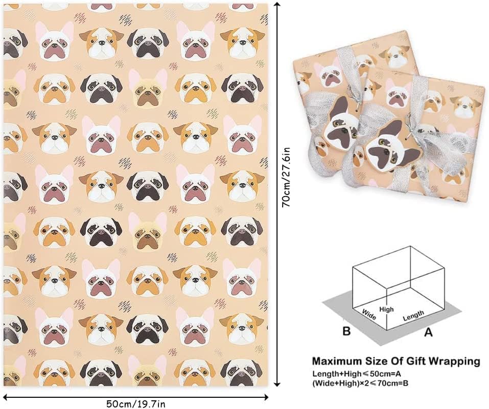 Gift Wrapping Paper sheets Set Included 9 Pack Gift Wrap Paper with Ribbon Sticker and Tape for Birthday Party Wedding Graduation Mothers Day Eid Boys Girls kids baby Men Women 50 cm X 70 cm Per Sheet