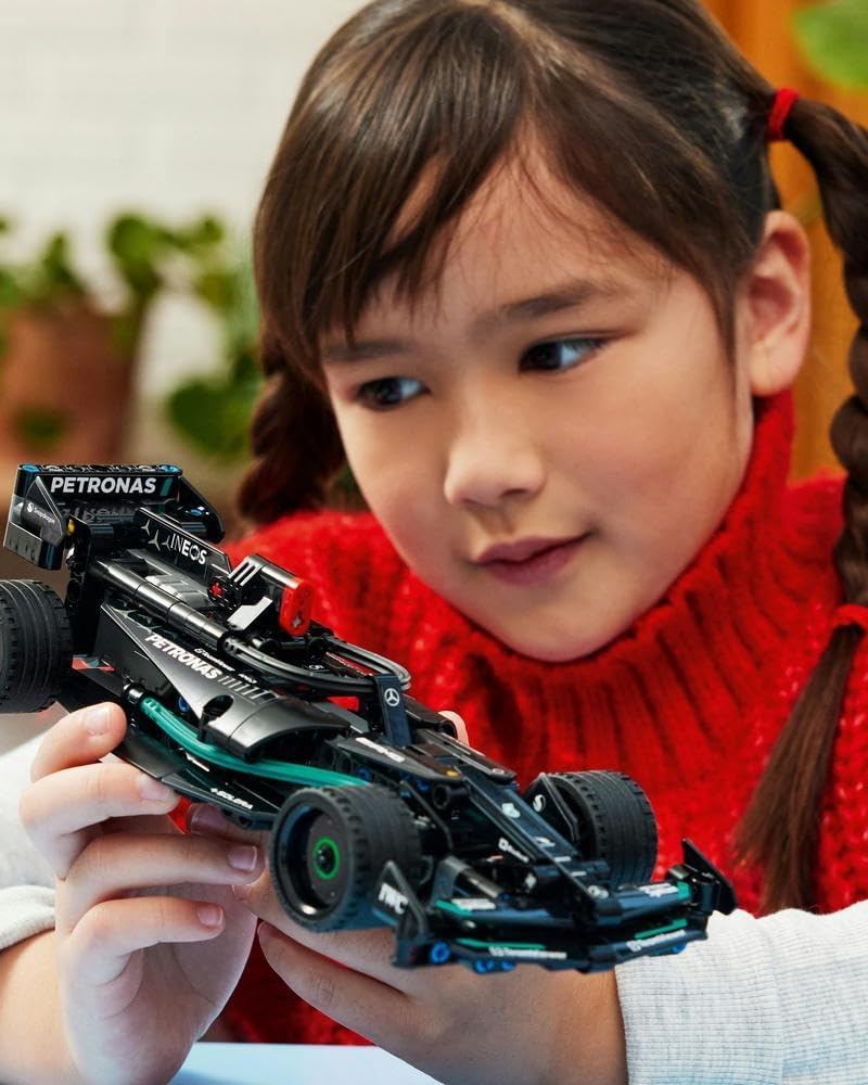LEGO Technic Mercedes-AMG F1 W14 E Performance Pull-Back Race Car – Buildable Model Vehicle Set for Kids 7+ (42165)