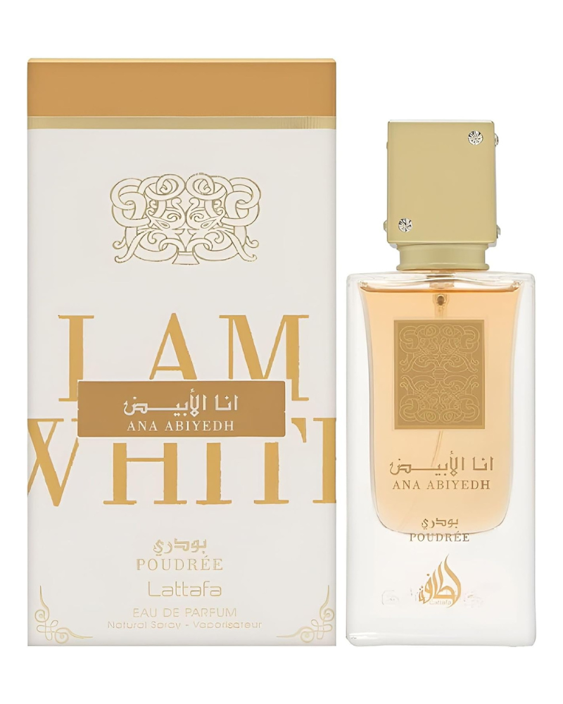 Lattafa Ana Abiyedh Poudree Eau de Parfum for Women – 60ml