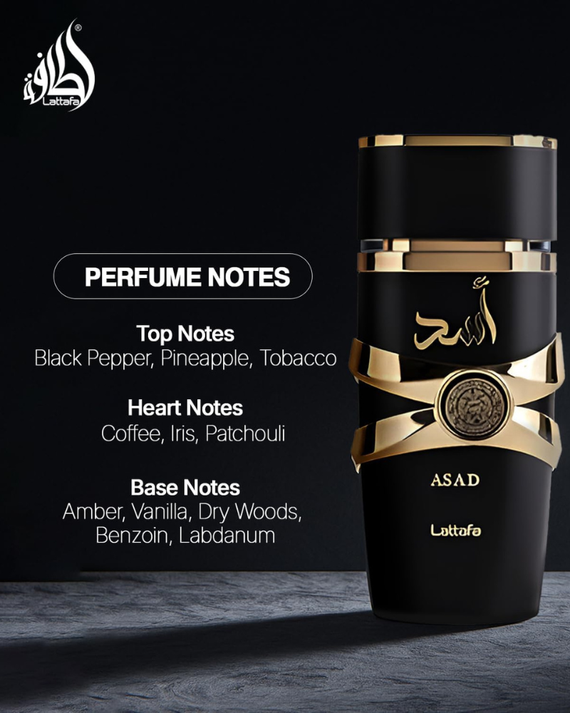 Lattafa Asad Eau de Parfum for Men – 100ML