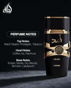 Lattafa Asad Eau de Parfum for Men – 100ML