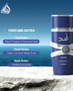 Lattafa Asad Zanzibar Eau de Parfum for Men – 100 ml