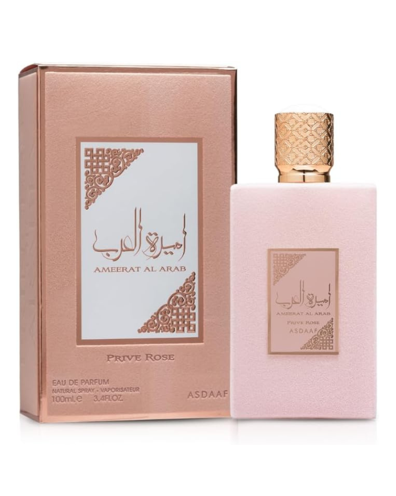 Lattafa Asdaaf Ameerat Al Arab Prive Rose Eau de Parfum for Women – 100ml