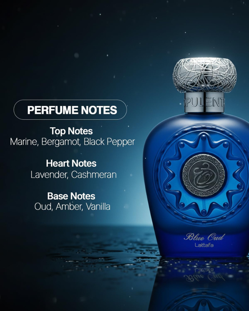 Lattafa Blue Oud Unisex Eau de Perfume, 100 ml