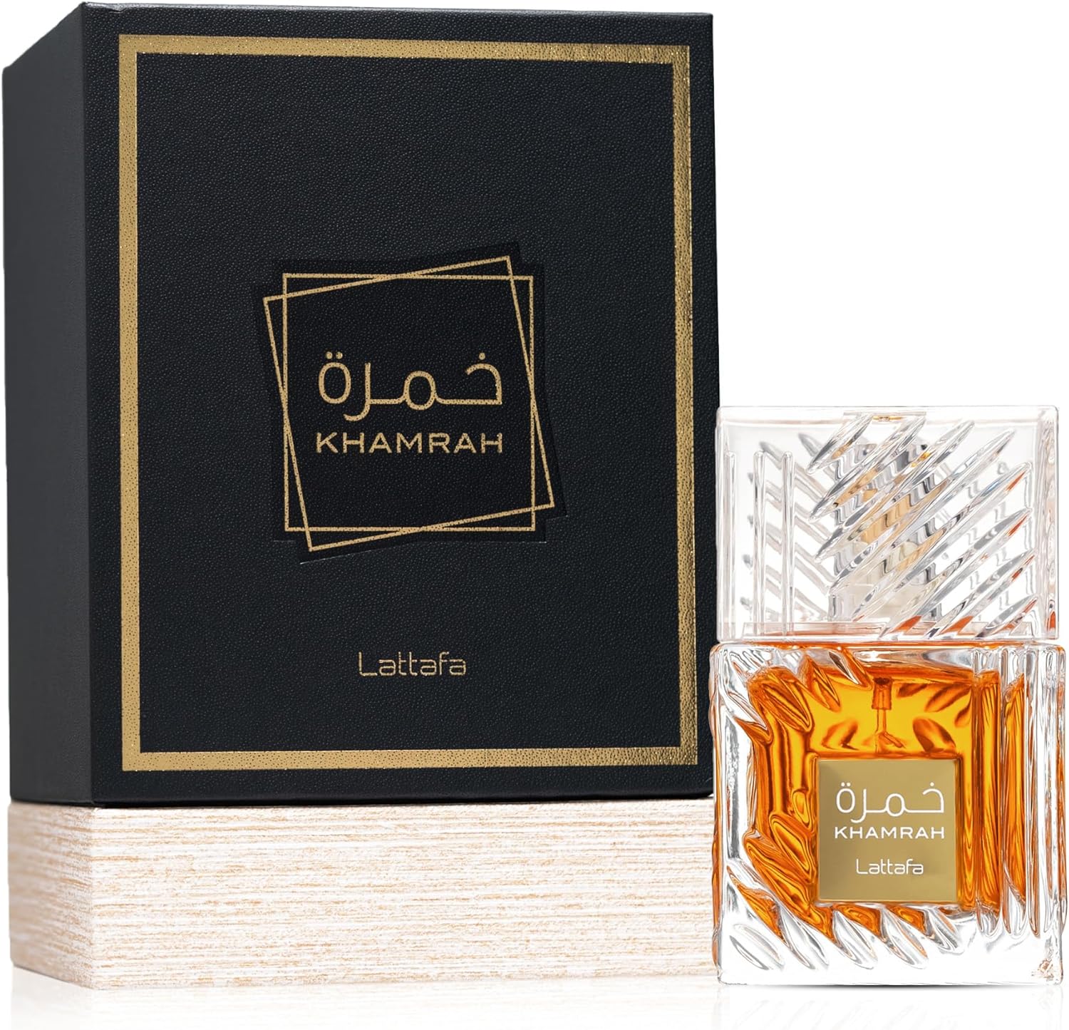 Lattafa Perfumes Khamrah for Unisex Eau de Parfum Spray, 3.4 Ounce