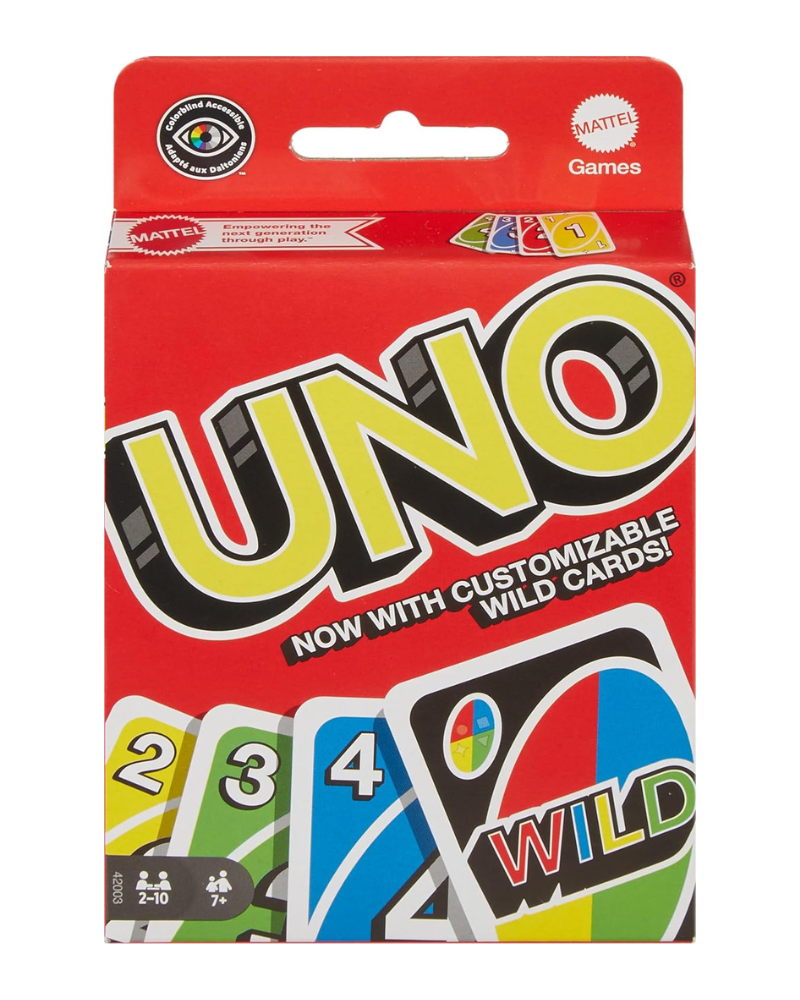 Mattel Games UNO – Classic Card Game for Family & Friends (Multi, Model 42003)