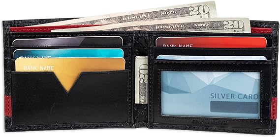 Men's Leather Slim Bifold Wallet