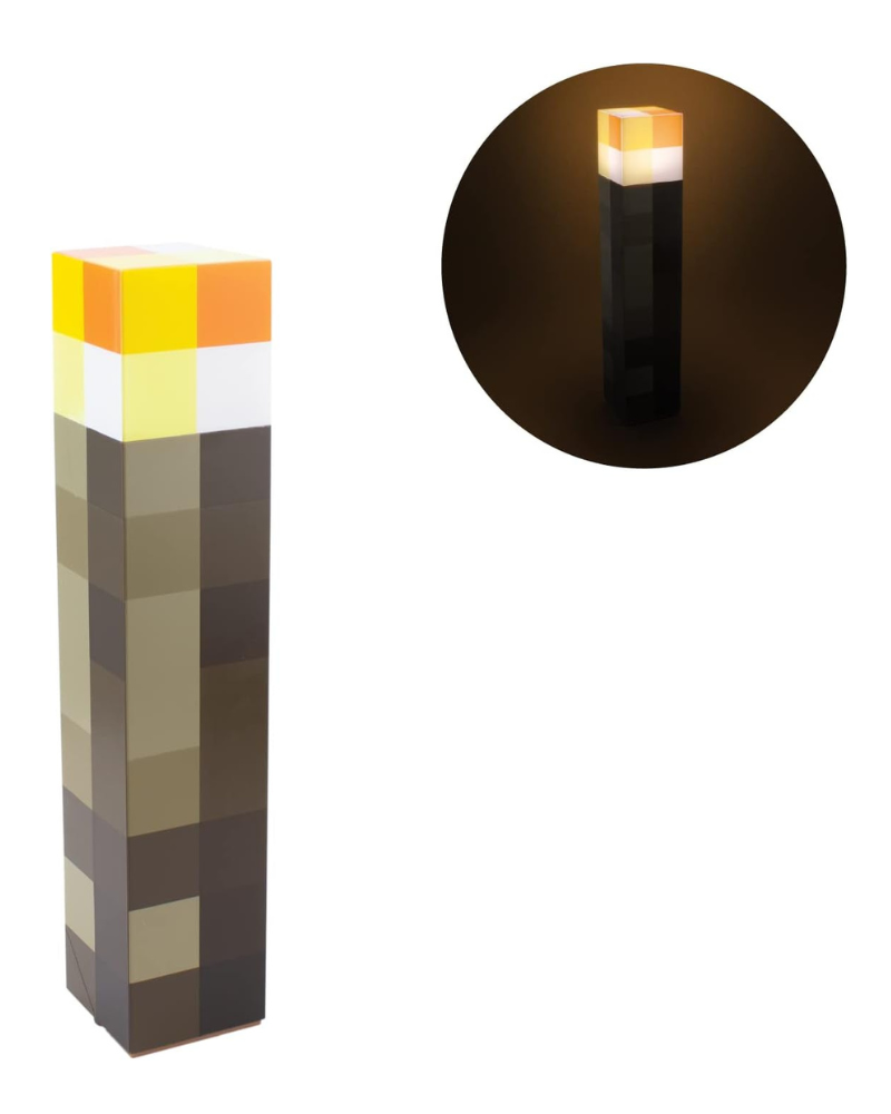 Minecraft Torch Light 2 Light Modes 2 Use Modes Battery Operated
