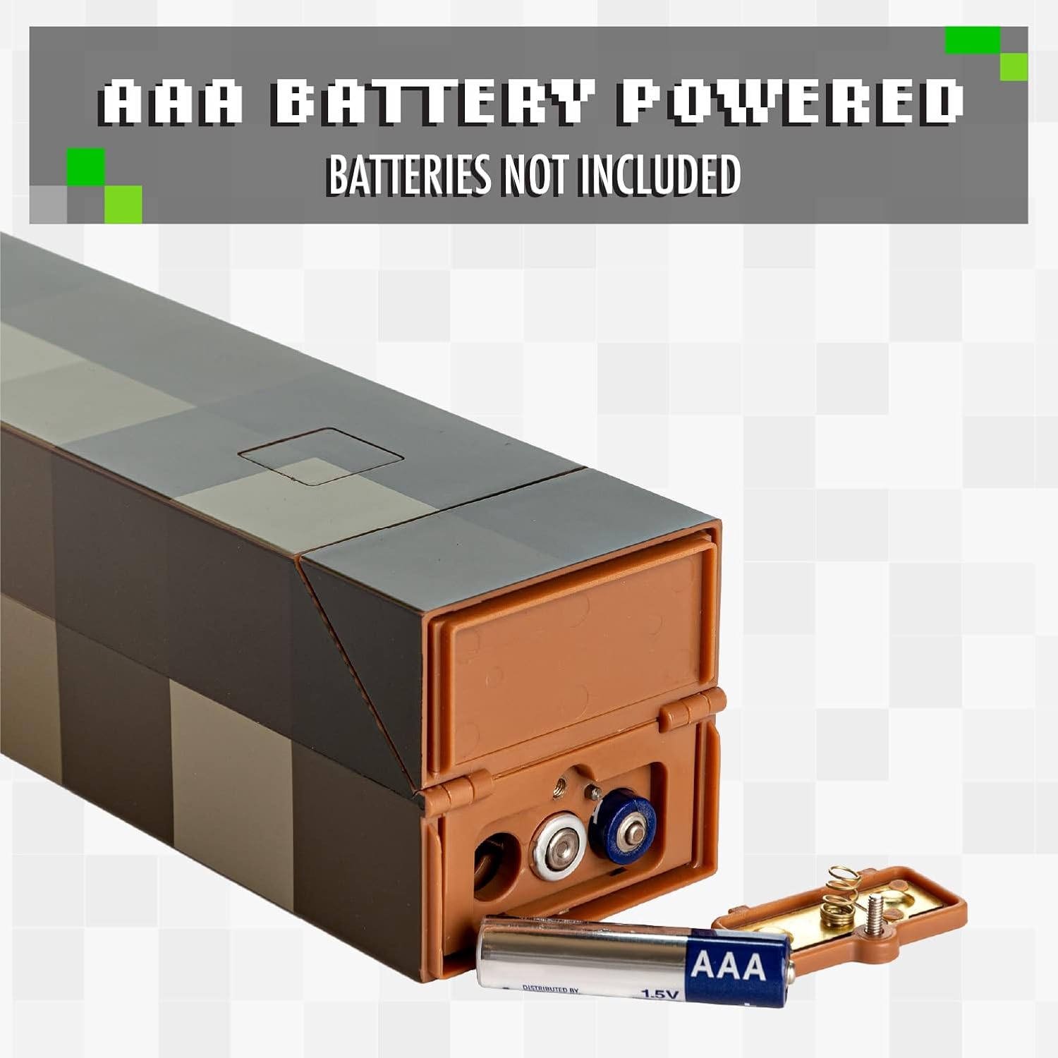 Minecraft Torch Light 2 Light Modes 2 Use Modes Battery Operated