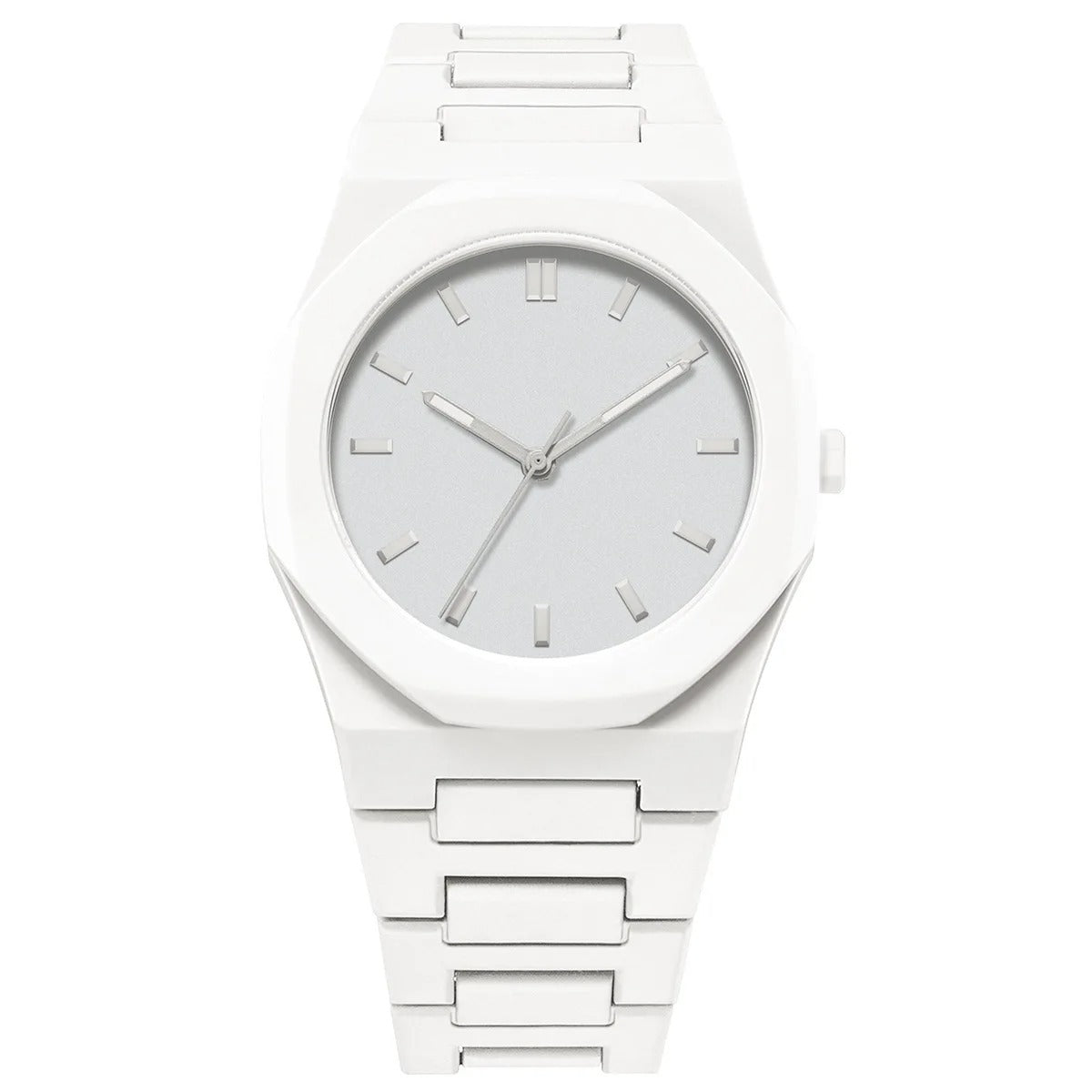 Minimalist Quartz Watch for Men – Lightweight Waterproof Sports & Business Wristwatch with Durable Plastic Strap