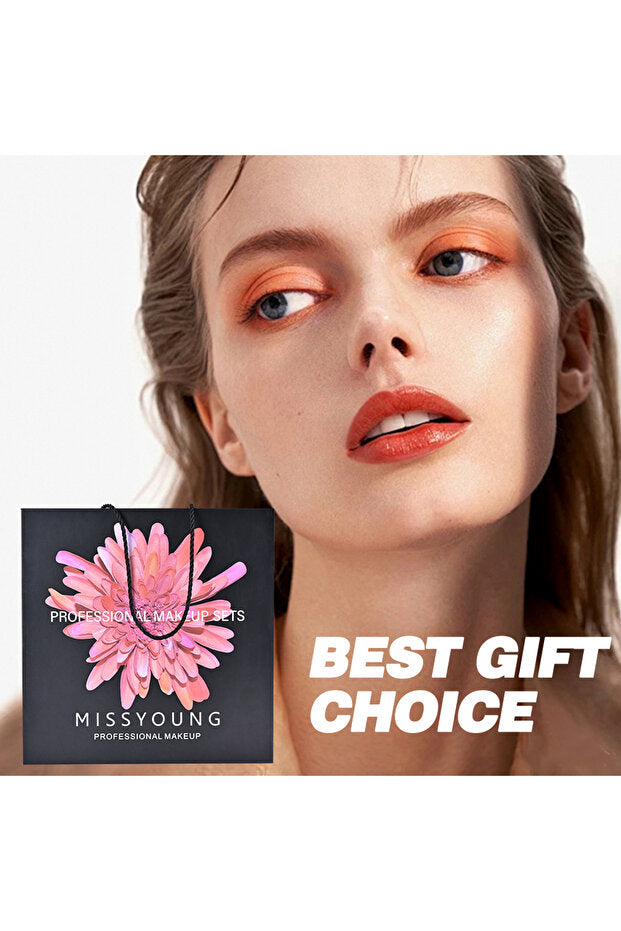 Missyoung Large Makeup Gift Set – Professional Eyeshadow Palette & Full Cosmetic Kit | All-in-One Makeup Collection for Face, Eyes & Lips