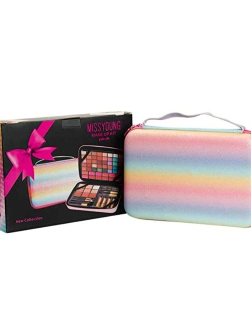 Missyoung Multicolour Makeup Kit – Professional All-in-One Cosmetic Set with Eyeshadow, Blush, Lip Colors & Brushes | Full Face Beauty Palette Gift Set