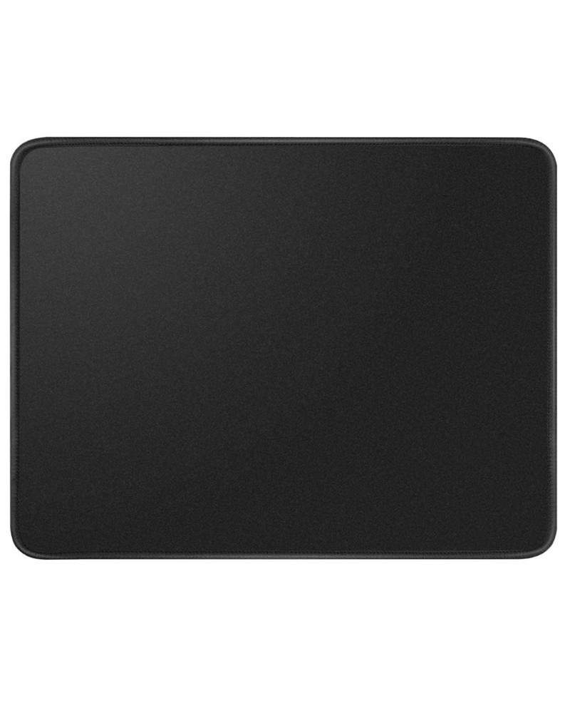 Mouse Pad with Stitched Edge, Non-Slip Rubber Base, Premium Waterproof Mouse Mat for Computer, Laptop, Office & Home – Smooth Surface, Durable & Washable (260x210x3mm, Black)
