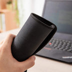 Mouse Pad with Stitched Edge, Non-Slip Rubber Base, Premium Waterproof Mouse Mat for Computer, Laptop, Office & Home – Smooth Surface, Durable & Washable (260x210x3mm, Black)