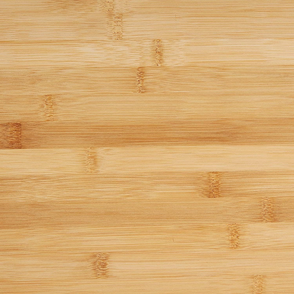Natural Bamboo Cutting Board – Durable Chopping Board for Kitchen, Home, and Everyday Use, with Handle for Easy Storage and Movement, Eco-Friendly Wooden Board for Vegetables, Fruits & Meats (36x26 cm, Brown)