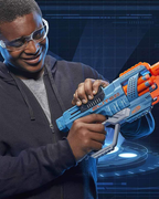 Nerf Elite 2.0 Commander RD-6 Blaster – 12 Nerf Elite Darts with 6-Dart Rotating Drum for Kids 8+