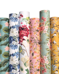 Pack of 6 Gift Wrapping Paper Roll, 29 x 19 Inches, Birthday Wrap (Florals)