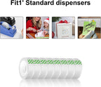 [Pack of 8] Clear Tape Rolls – ¾ Inch x 25 Yards Transparent Tape for Office, Home, School, Gift Wrapping, Packaging, and Dispenser Refills – Strong Adhesive, Tear-Resistant, Smooth Cutting