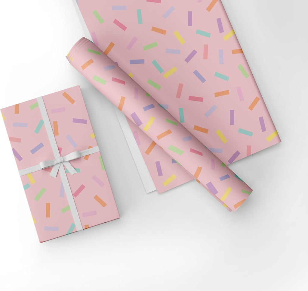 Pink Gift Wrapping Paper Pack – Vibrant & Fun Wrapping Paper for Gifts