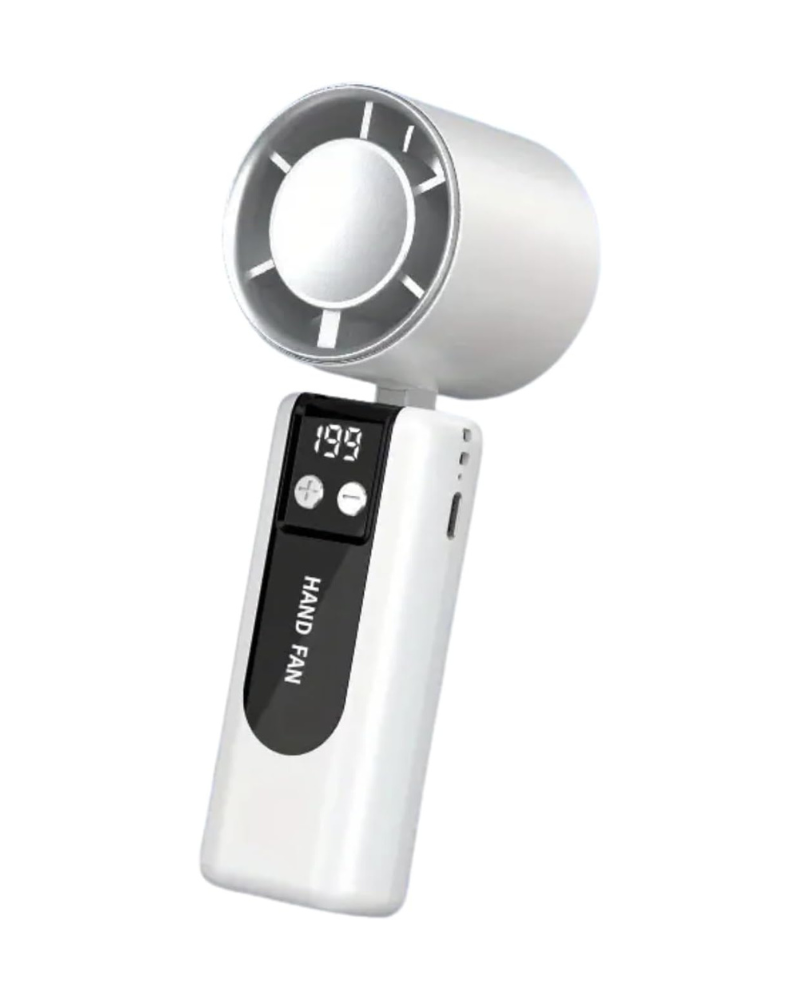 Portable SUB Mini Refrigeration Fan | 200-Speed Turbo Cooling Fan with Rapid Cooling Technology, Long Battery Life & 90° Foldable Design for Home, Office & Outdoor Use