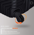 Suitcase Luggage 28 Inches for 30kg - HardSide Luggage for Travel - Lightweight ABS Material with 4 Wheels Spinner (28 Inch (71 cm), Black)