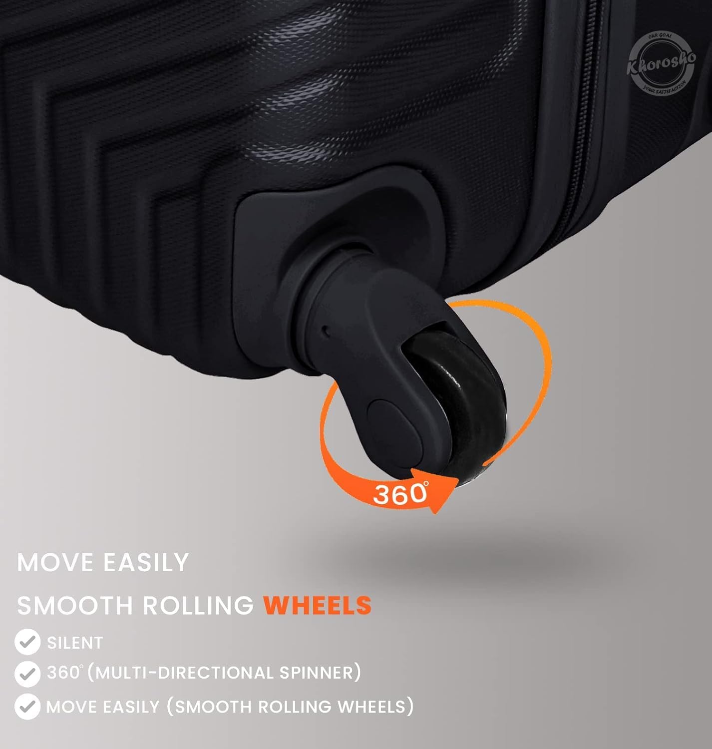 Suitcase Luggage 28 Inches for 30kg - HardSide Luggage for Travel - Lightweight ABS Material with 4 Wheels Spinner (28 Inch (71 cm), Black)