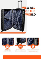 Suitcase Luggage 28 Inches for 30kg - HardSide Luggage for Travel - Lightweight ABS Material with 4 Wheels Spinner (28 Inch (71 cm), Black)