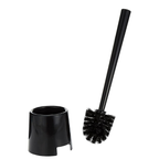 Toilet Brush/Holder, Black, 14.02X4.29X4.09 Inch