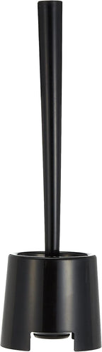 Toilet Brush/Holder, Black, 14.02X4.29X4.09 Inch