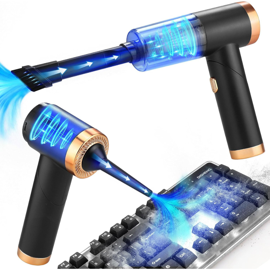 Mini Handheld Vacuum Cleaner – 150W 8kPa High Power, 4000mAh Rechargeable, Foldable & Cordless for Car/Home (Black)