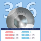 1000ml Insulated Thermal Bottle with Handle