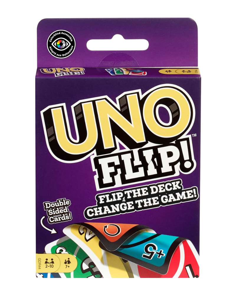 Mattel UNO FLIP – Exciting Card Game (GDR44, Multicolor)