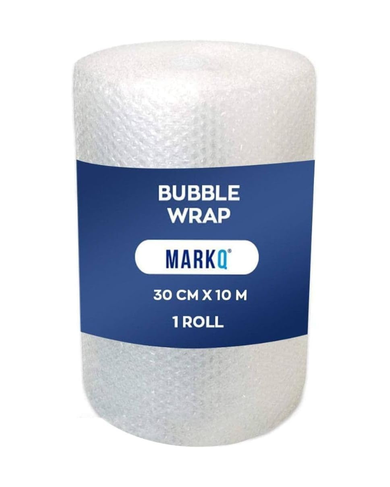 Bubble Wrap Roll – 30cm x 10m Air Cushioning Packaging Wrap for Shipping, Mailing & Moving – Lightweight, Reusable Protective Packing Material for Boxes & Fragile Items (12 Inch x 33 Ft)
