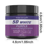 Purple Teeth Cleaning Powder – Sulfate-Free Deep Cleaning & Whitening Tooth Powder for Daily Use and Travel